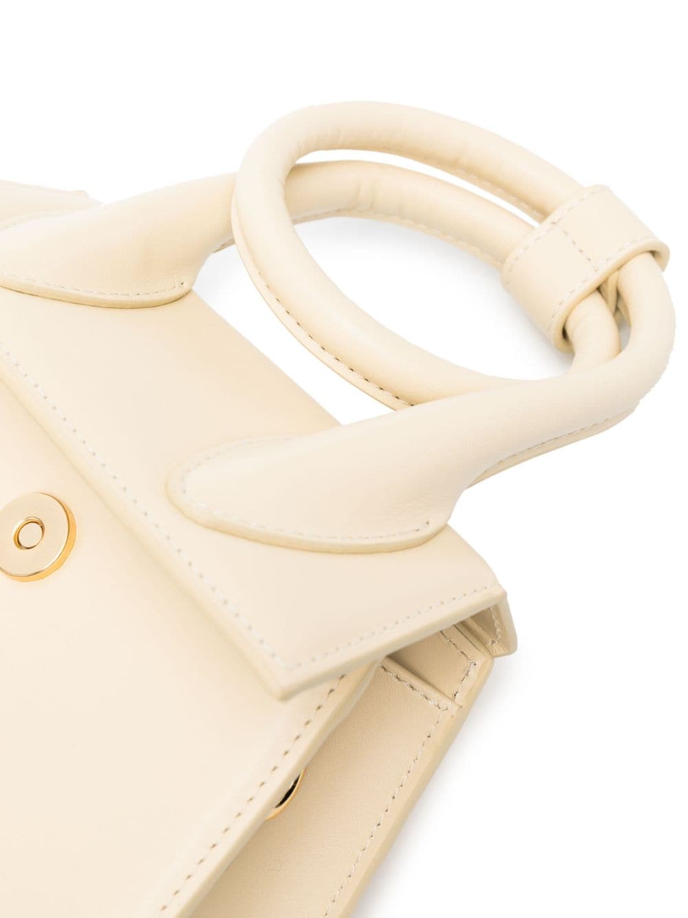 Jacquemus Le Chiquito Noeud Coiled Bag in Ivory image 2