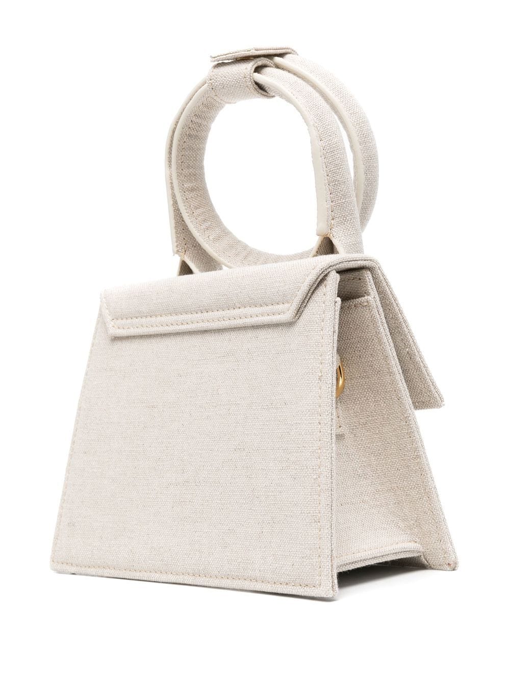 Jacquemus Le Chiquito Noeud Grey Canvas Tote Bag image 3