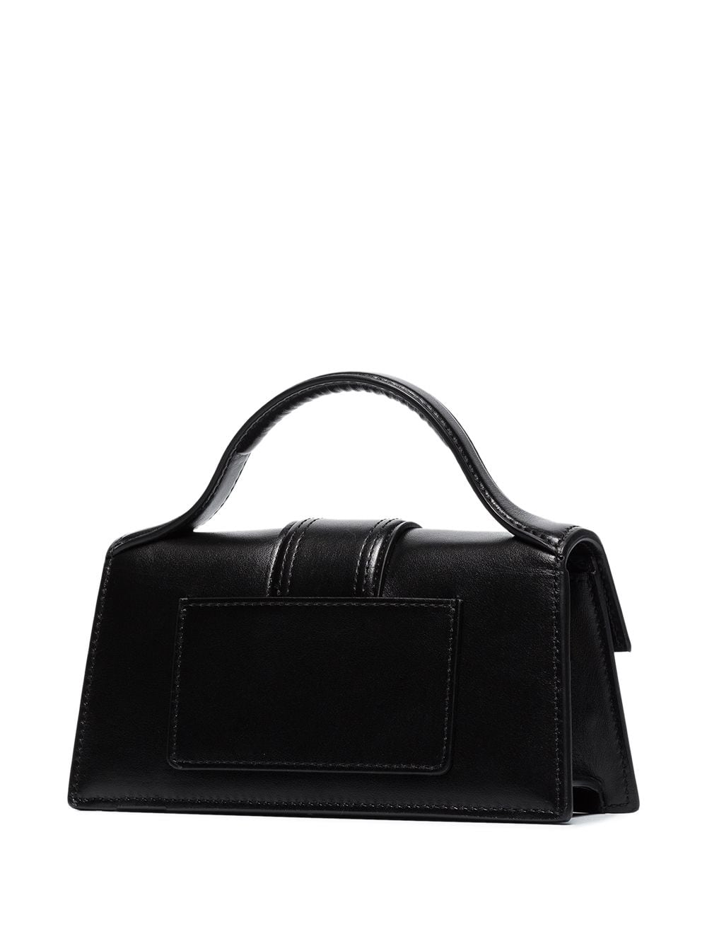 JACQUEMUS Le Bambino Black Leather Tote Bag image 1