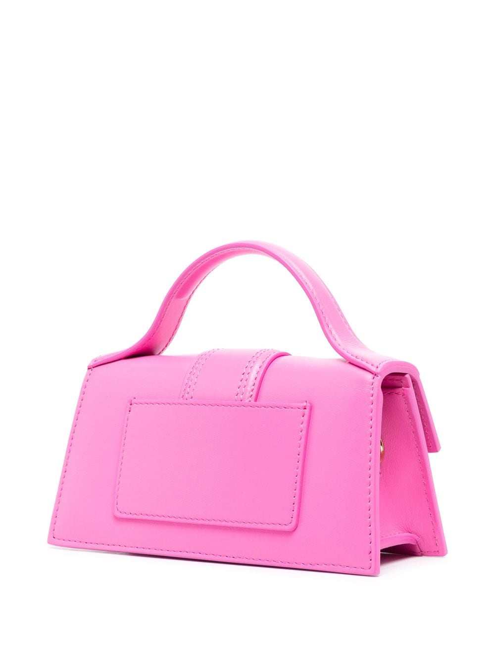 JACQUEMUS Le Bambino Fuchsia Leather Tote Bag image 2