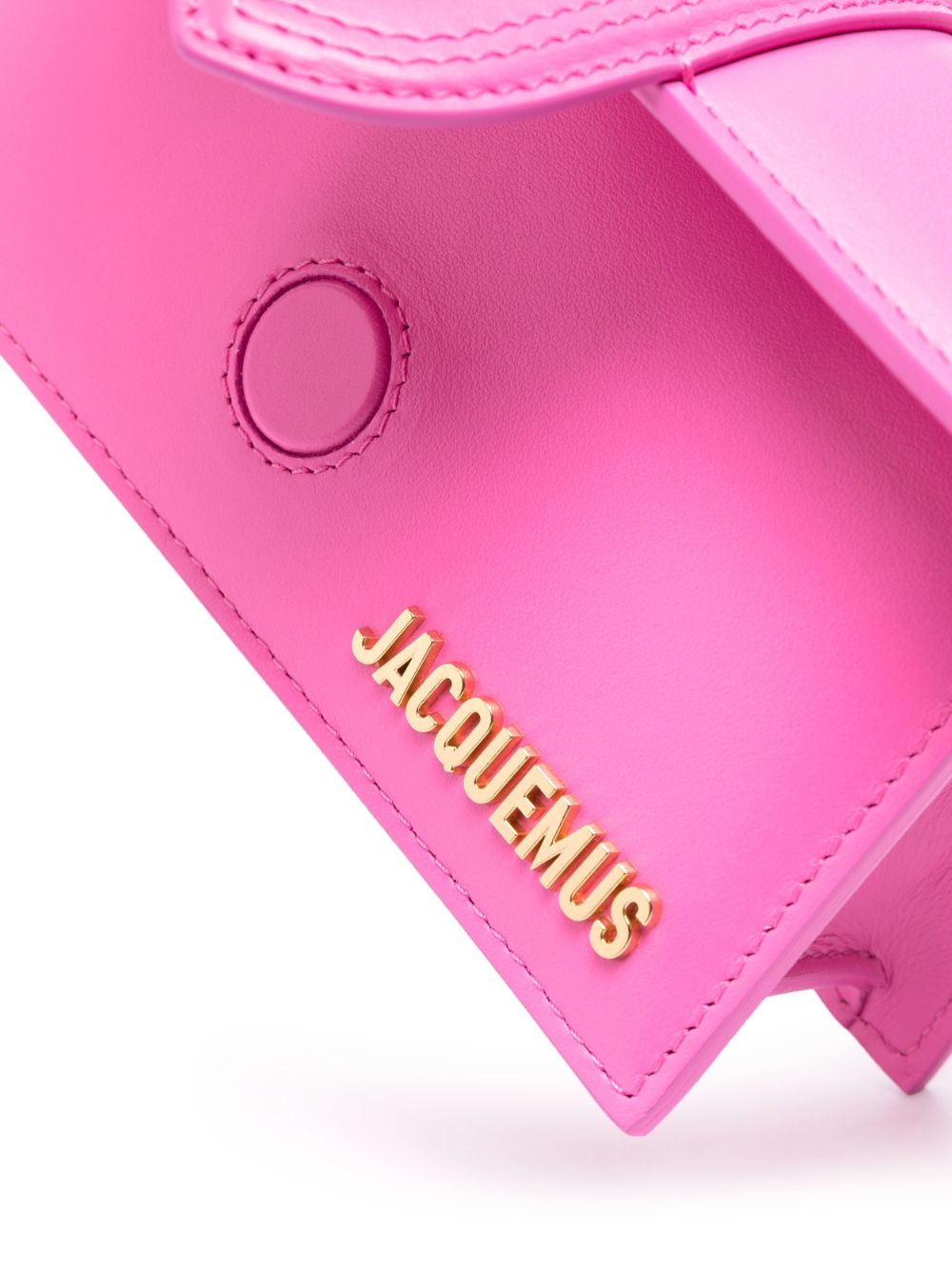 JACQUEMUS Le Bambino Fuchsia Leather Tote Bag image 5