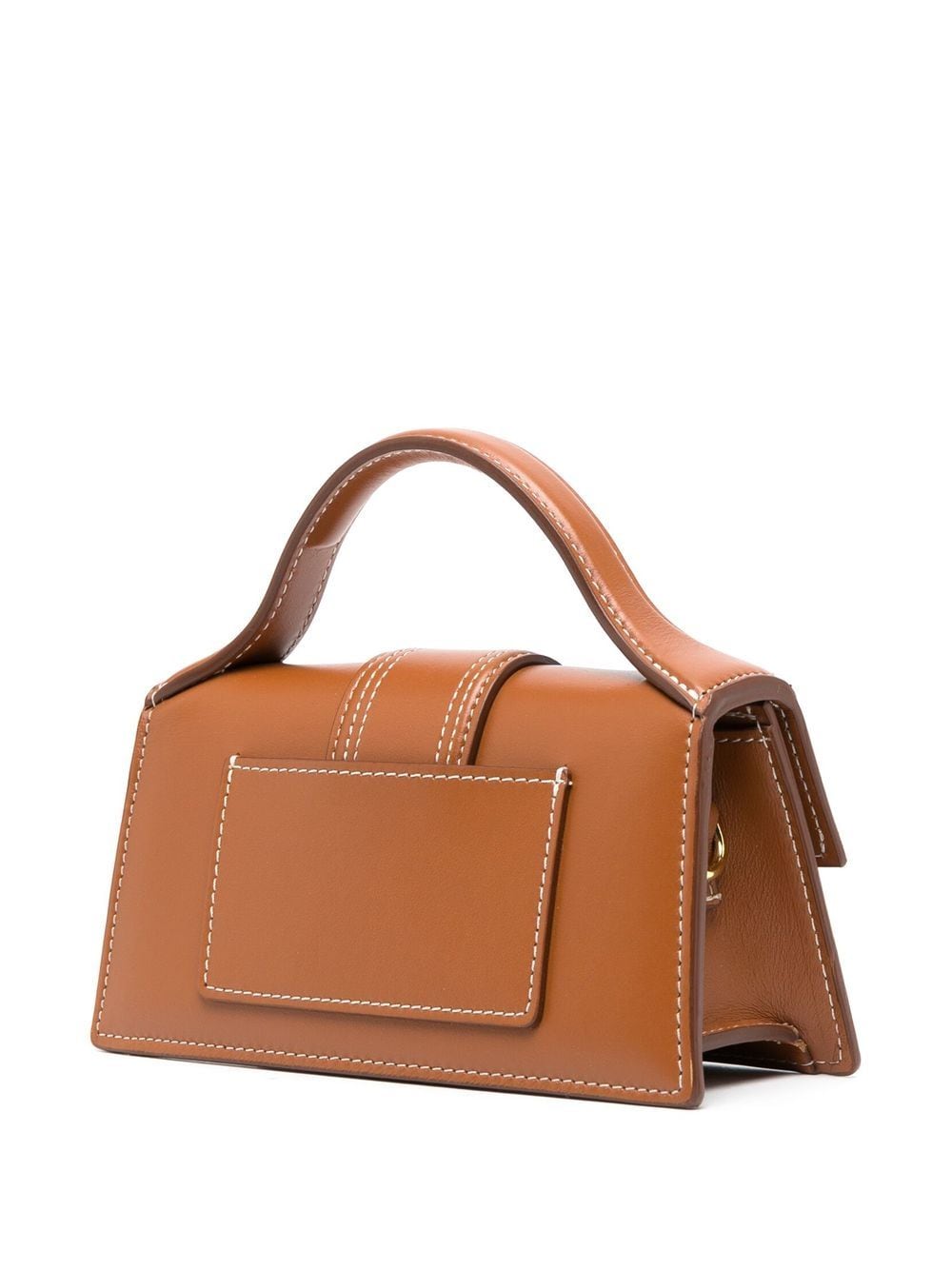 Jacquemus Le Bambino Calfskin Leather Shoulder Bag - Brown image 1