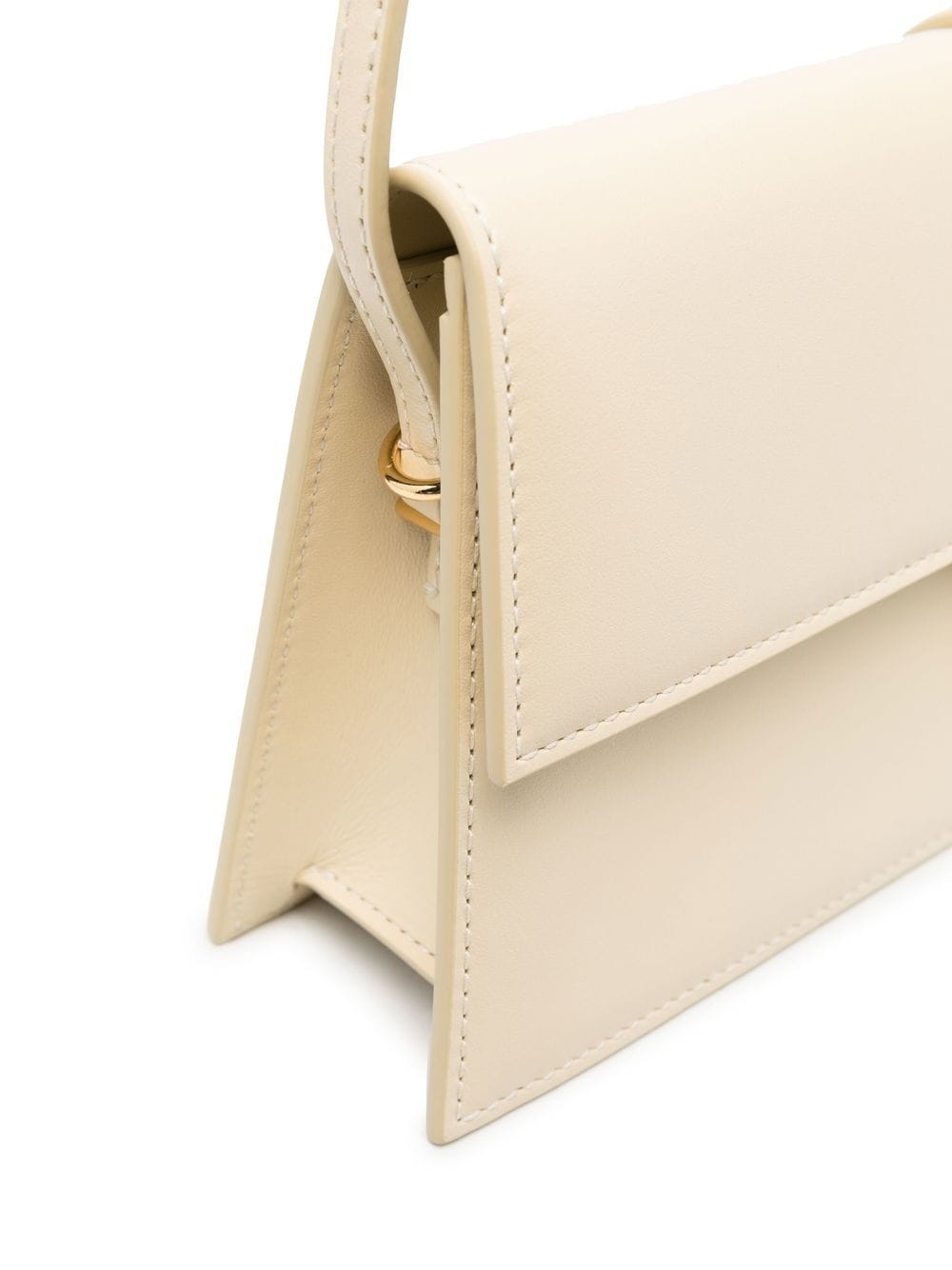 JACQUEMUS Le Bambino Ivory Calf Leather Shoulder Bag image 4