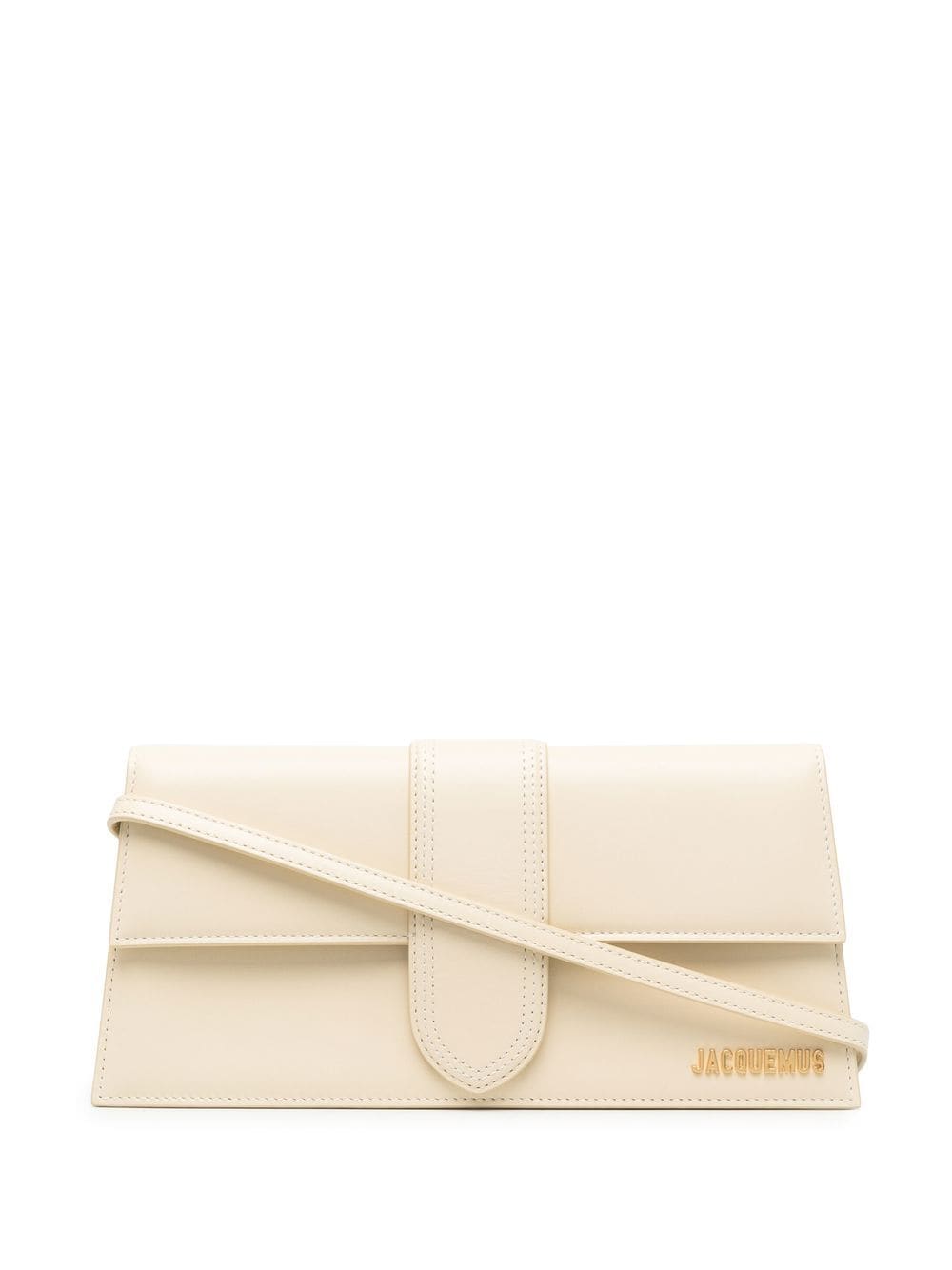 JACQUEMUS Le Bambino Ivory Calf Leather Shoulder Bag image 0