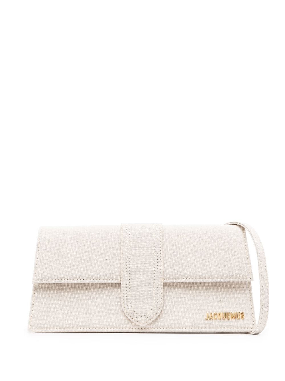 JACQUEMUS Le Bambino Linen Shoulder Bag - Light Beige image 0