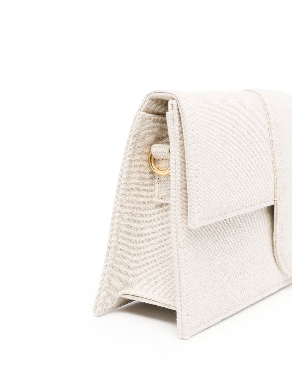 JACQUEMUS Le Bambino Linen Shoulder Bag - Light Beige image 4