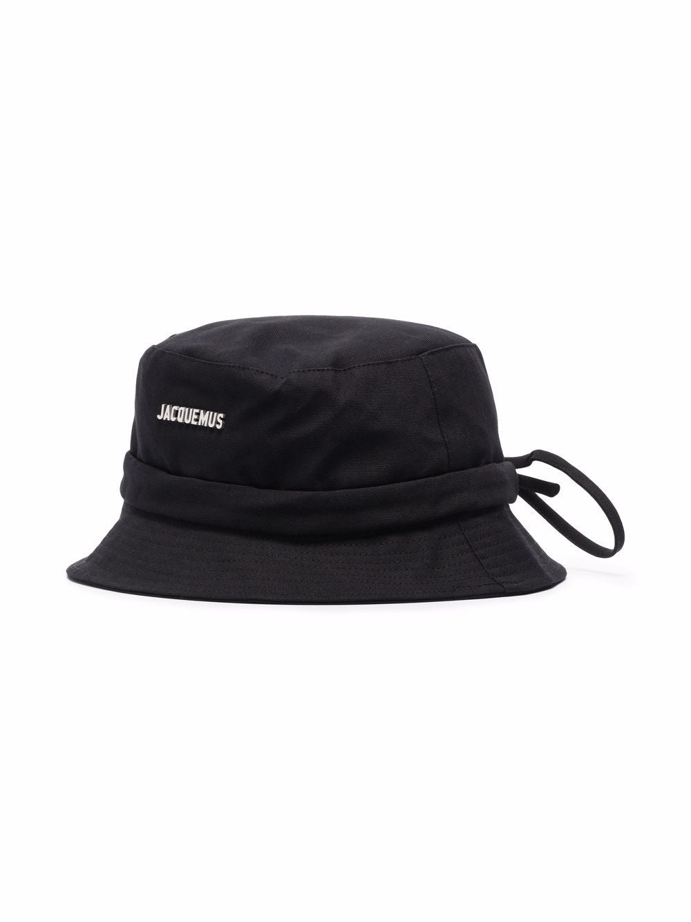 JACQUEMUS Le Bob Gadjo Black Cotton Bucket Hat image 0