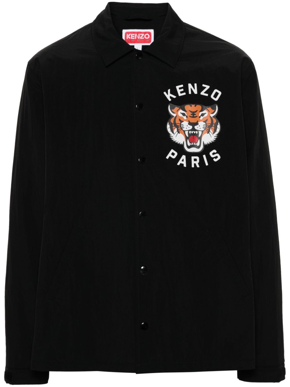 Kenzo Tiger Print Black Jacket image 0