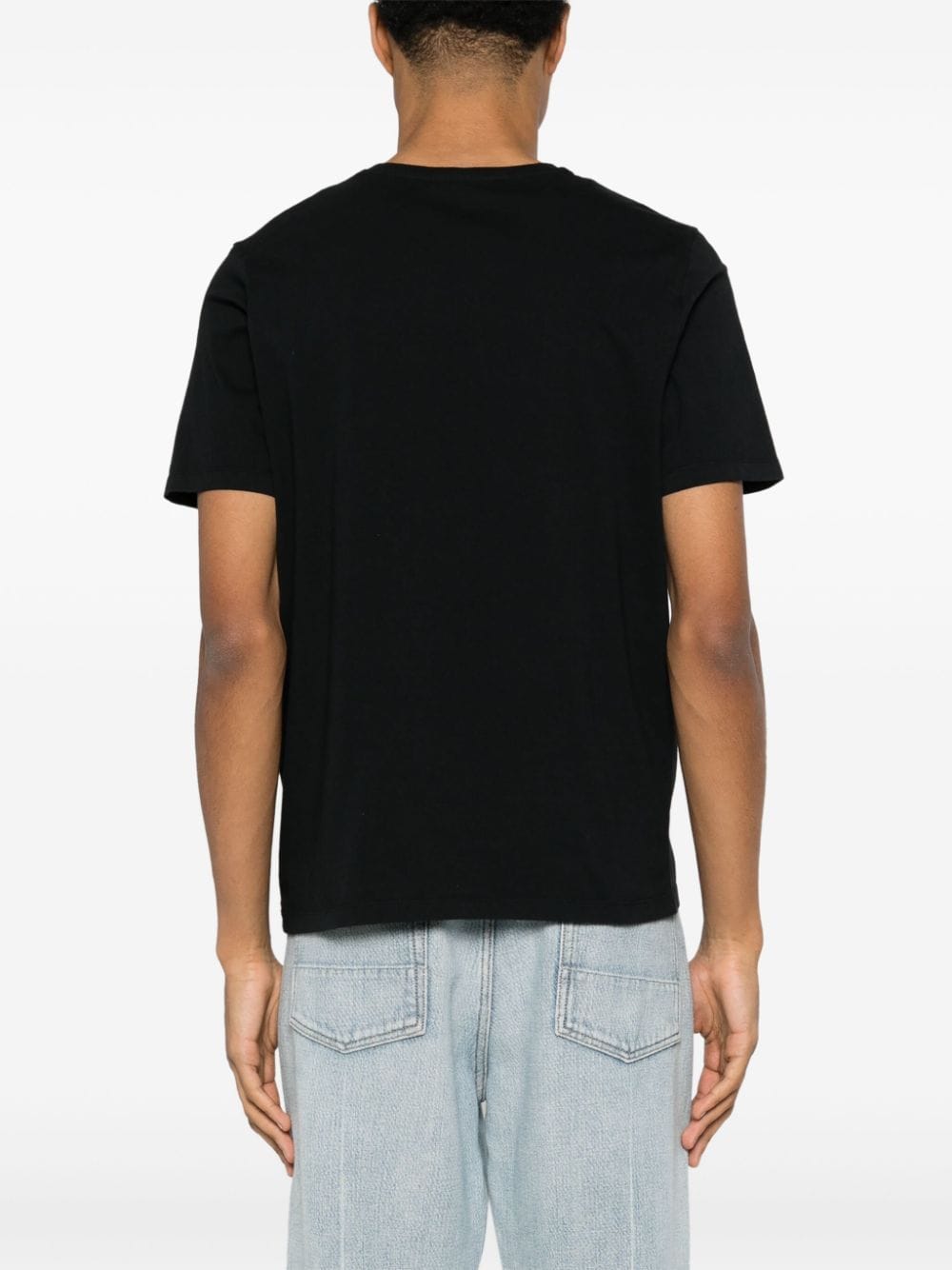 MAISON KITSUNÉ Chillax Fox Crew Neck T-Shirt - Black image 3