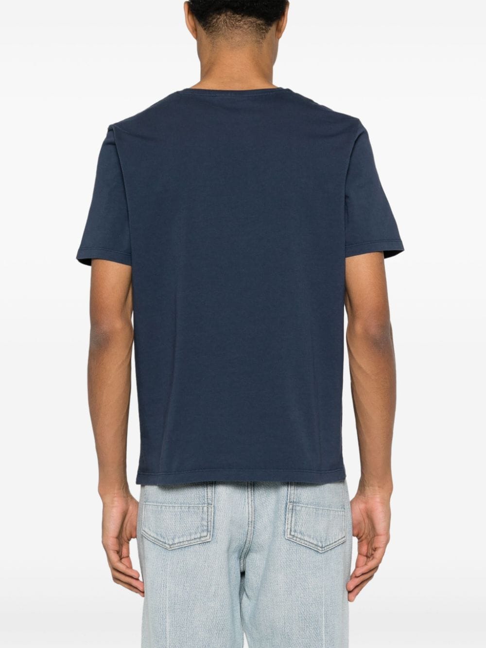 MAISON KITSUNÉ Chillax Fox Crew Neck T-Shirt - Blue image 3