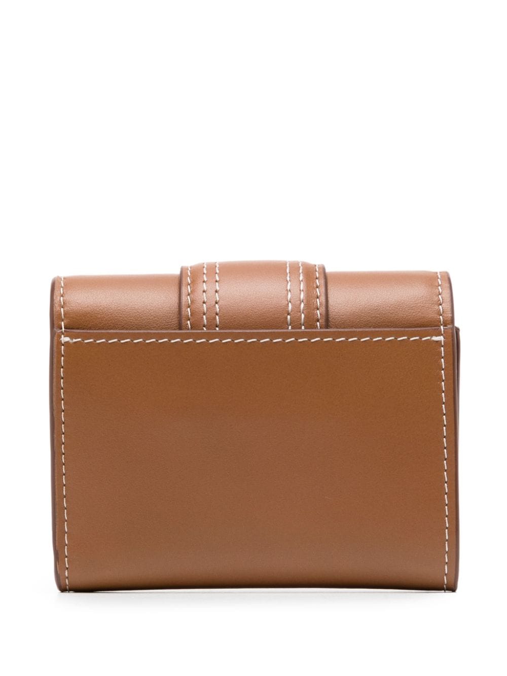 JACQUEMUS Leather Trifold Wallet in Brown image 1