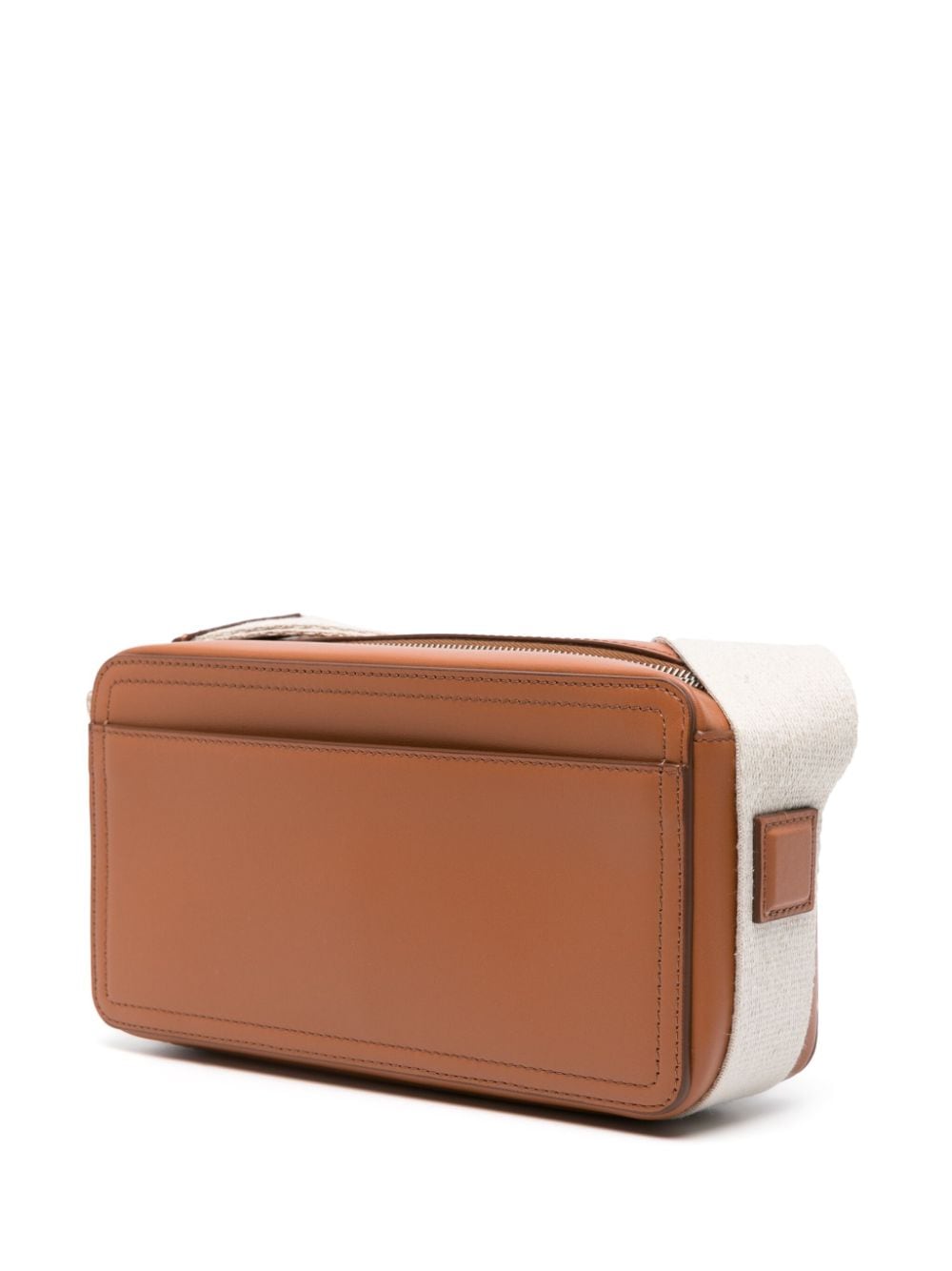 JACQUEMUS Le Cuerda Brown Leather Messenger Bag image 2