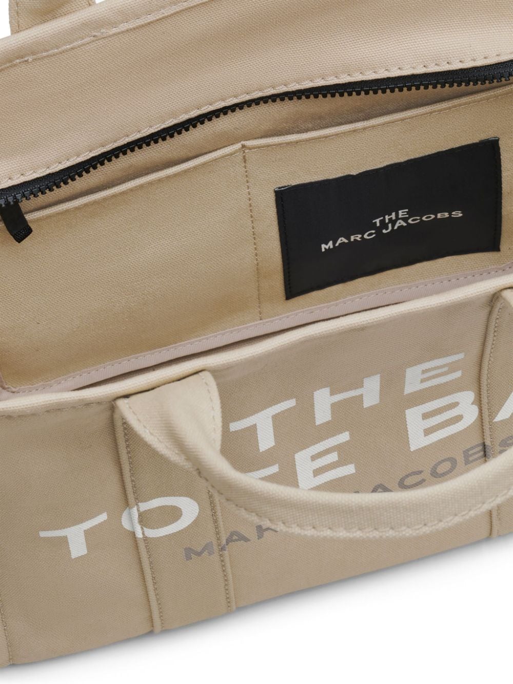 Marc Jacobs The Tote Medium Beige Cotton Bag image 5