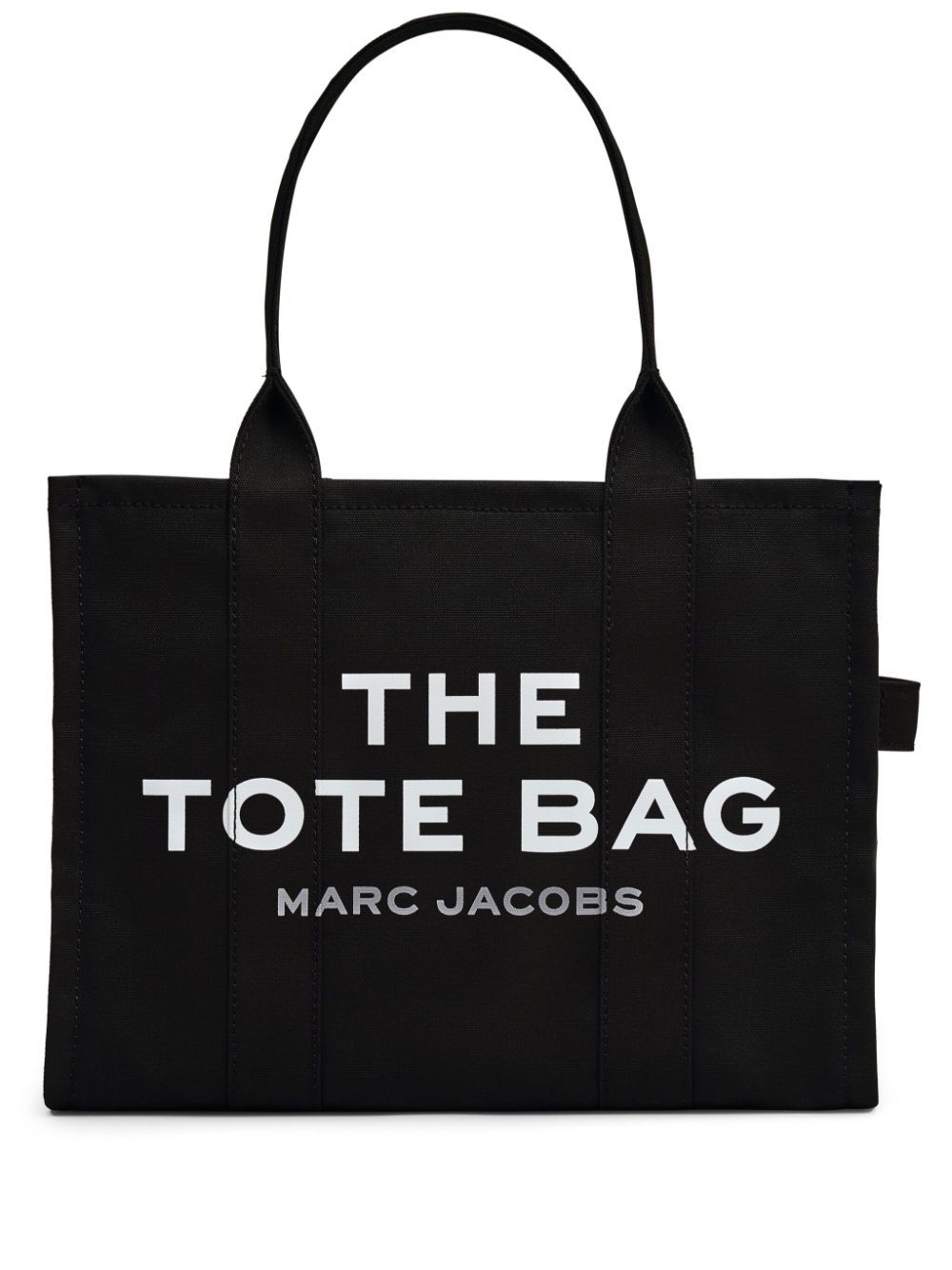 Marc Jacobs The Tote Bag Logo-Print Canvas Tote - Black/White image 0