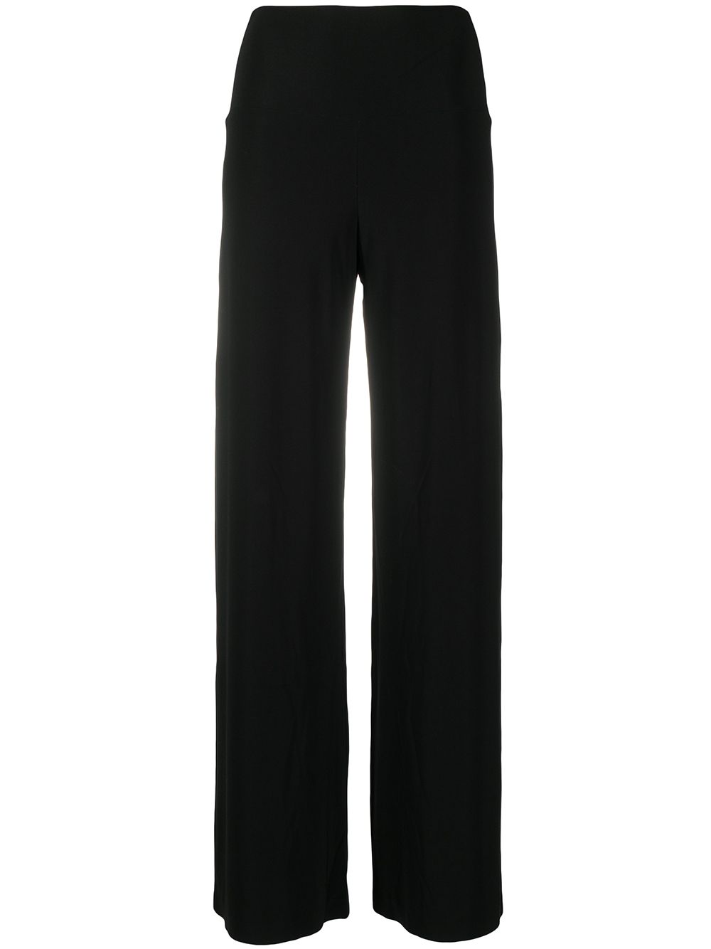 Norma Kamali Wide Leg Trousers in Black image 0