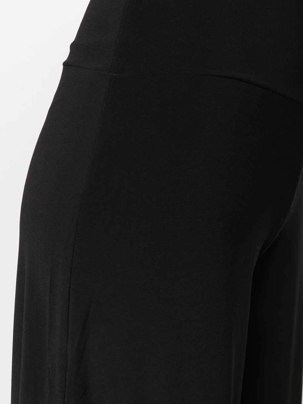 Norma Kamali Wide Leg Trousers in Black image 4