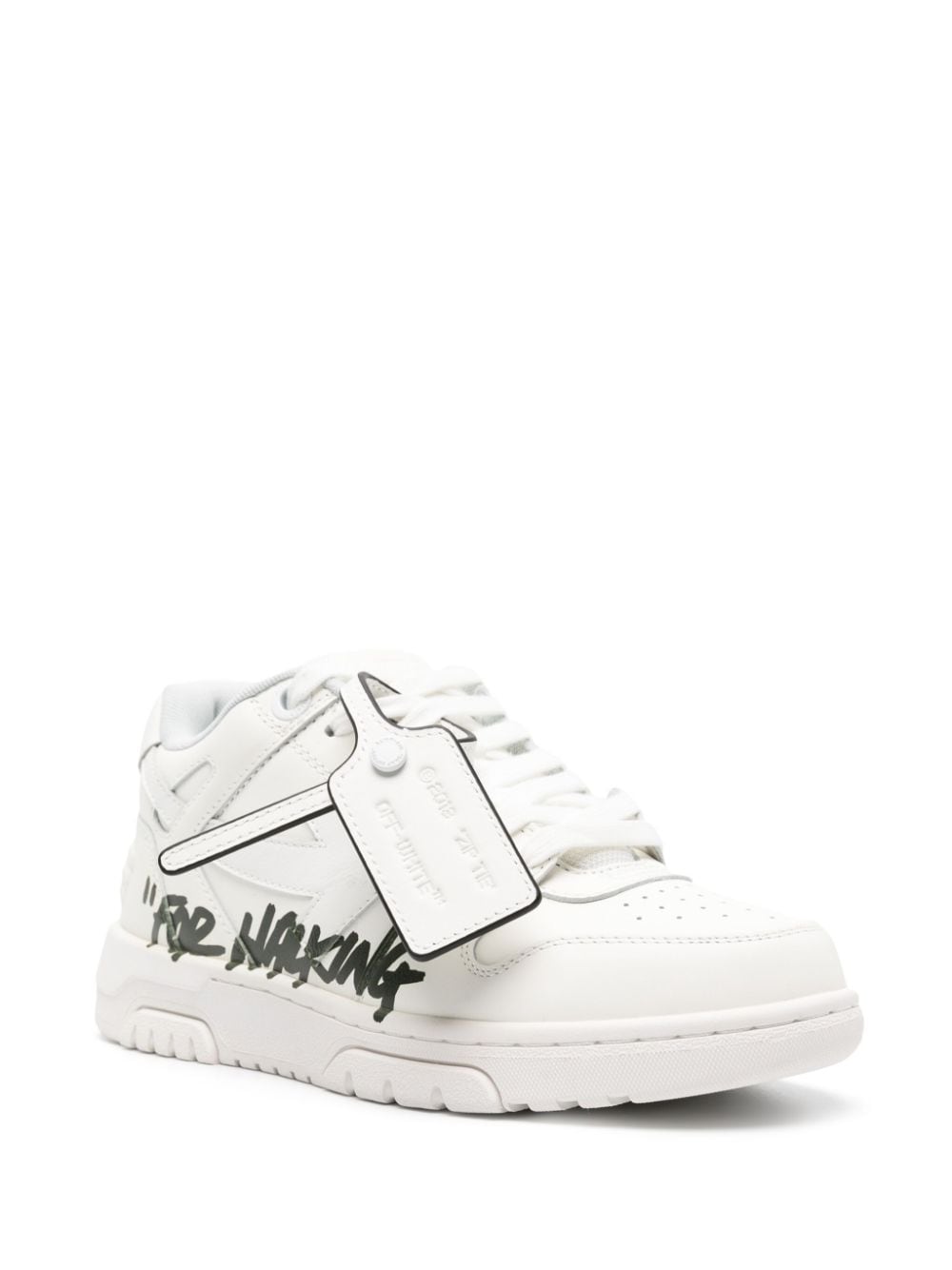 Off-White Low Top Sneakers in White image 2