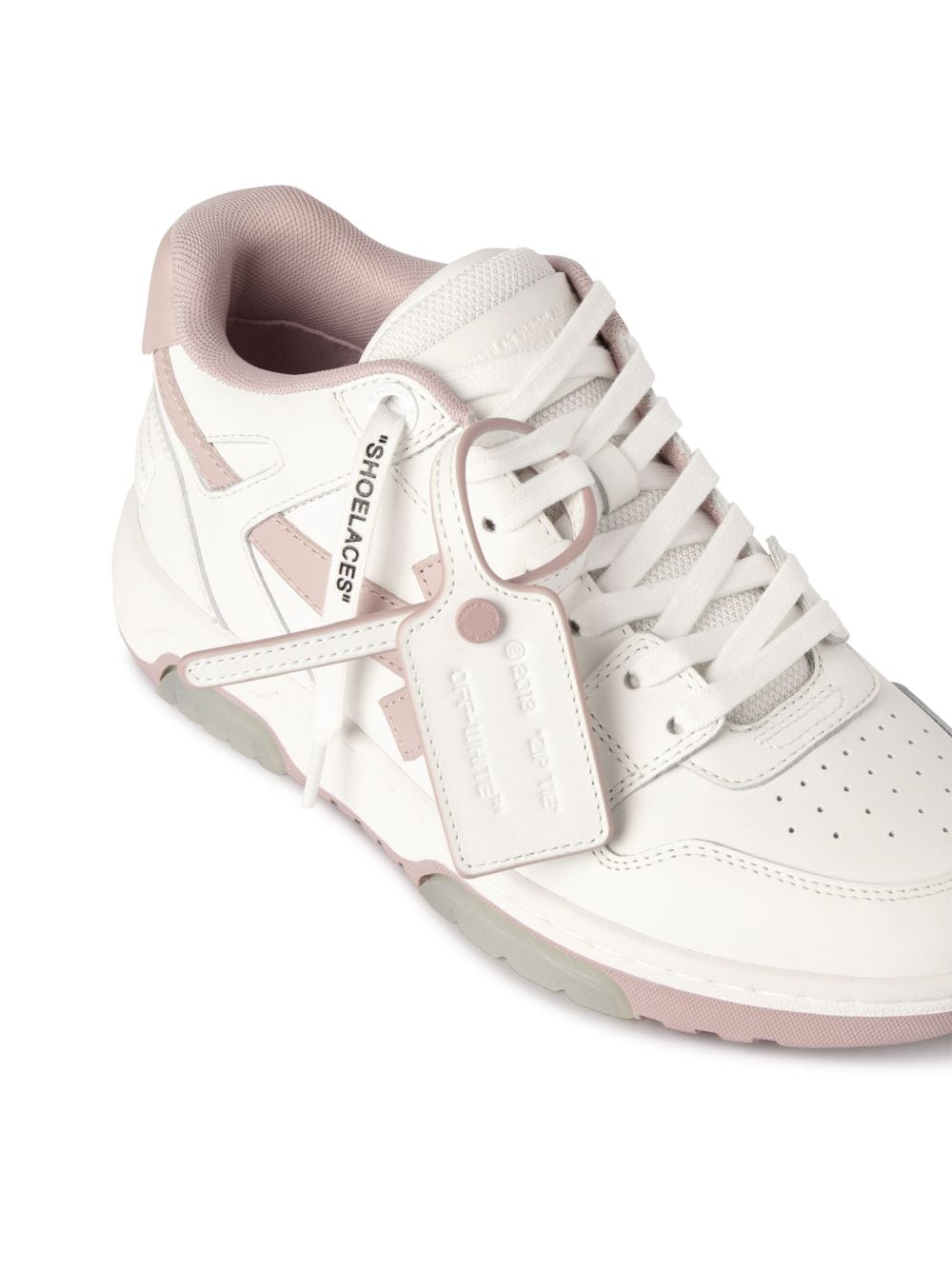 Off-White Out of Office 'OOO' Sneakers in White and Pink image 5