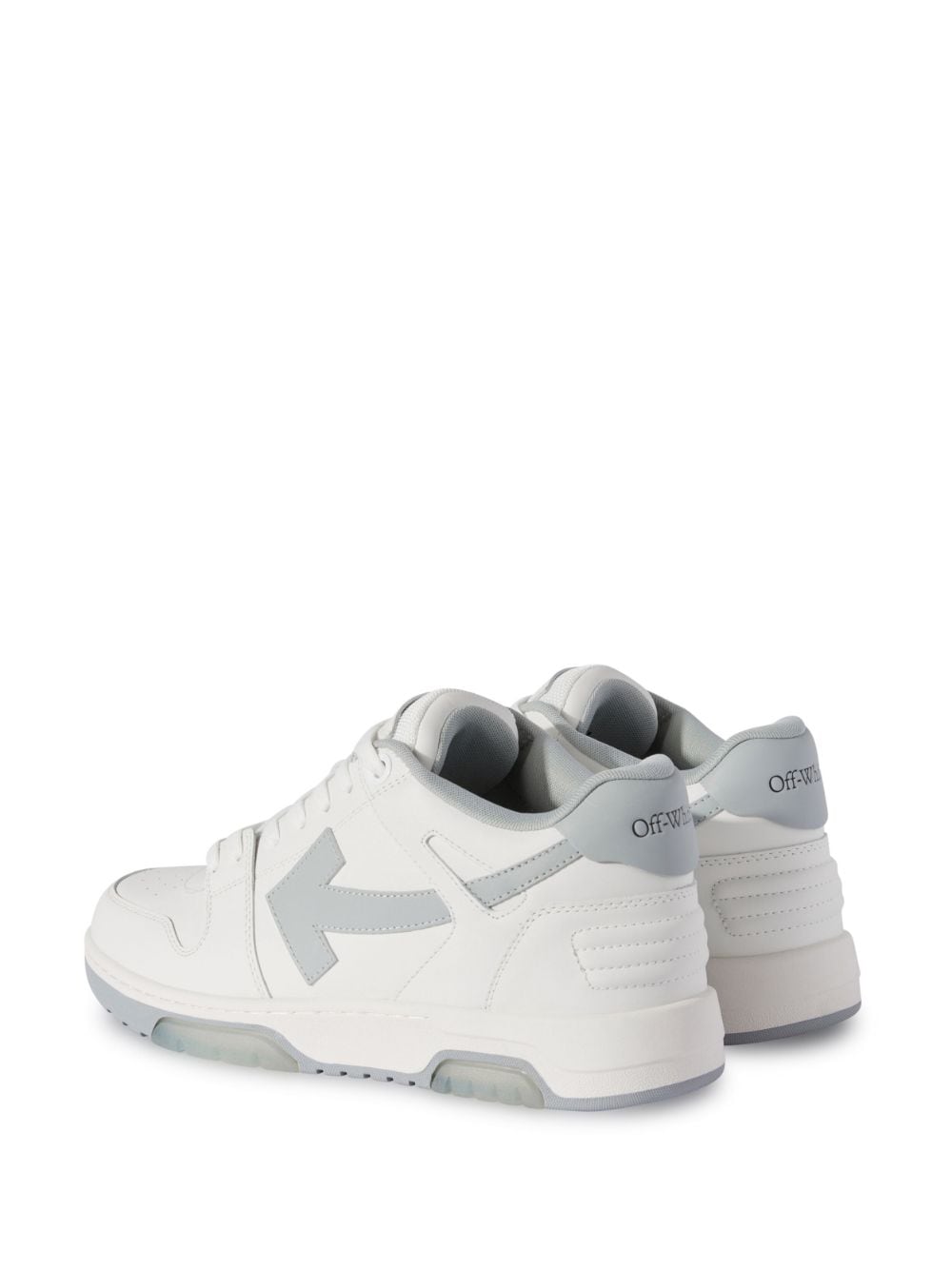 Off-White Arrow Leather Sneakers in Grey image 2