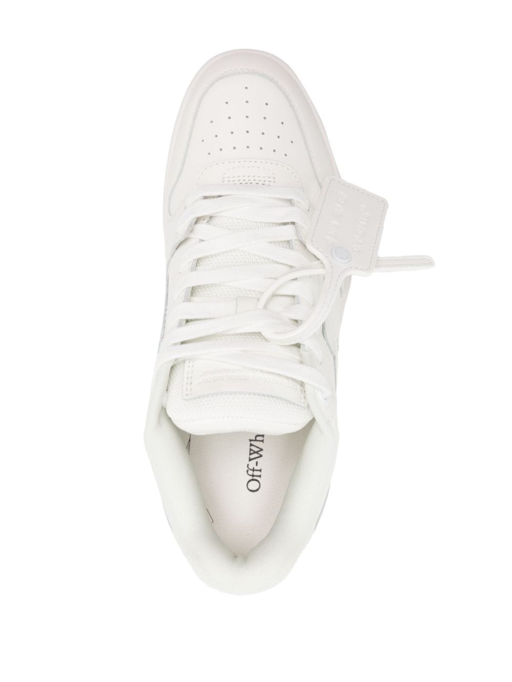 Off-White Low Top Sneakers with Signature Arrows Motif image 2