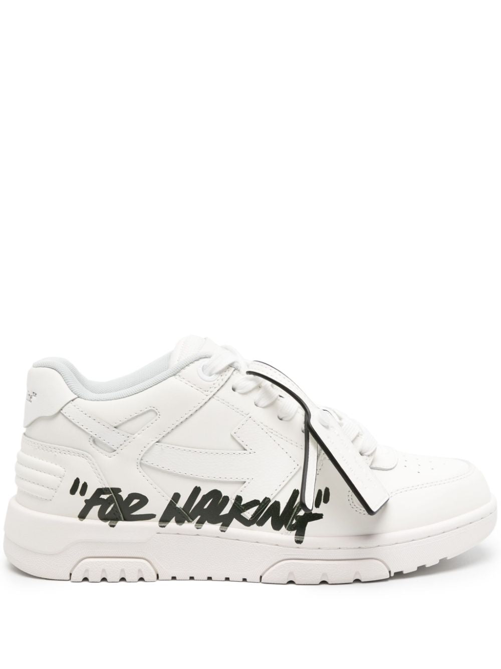 Off-White Low Top Sneakers with Signature Arrows Motif image 0