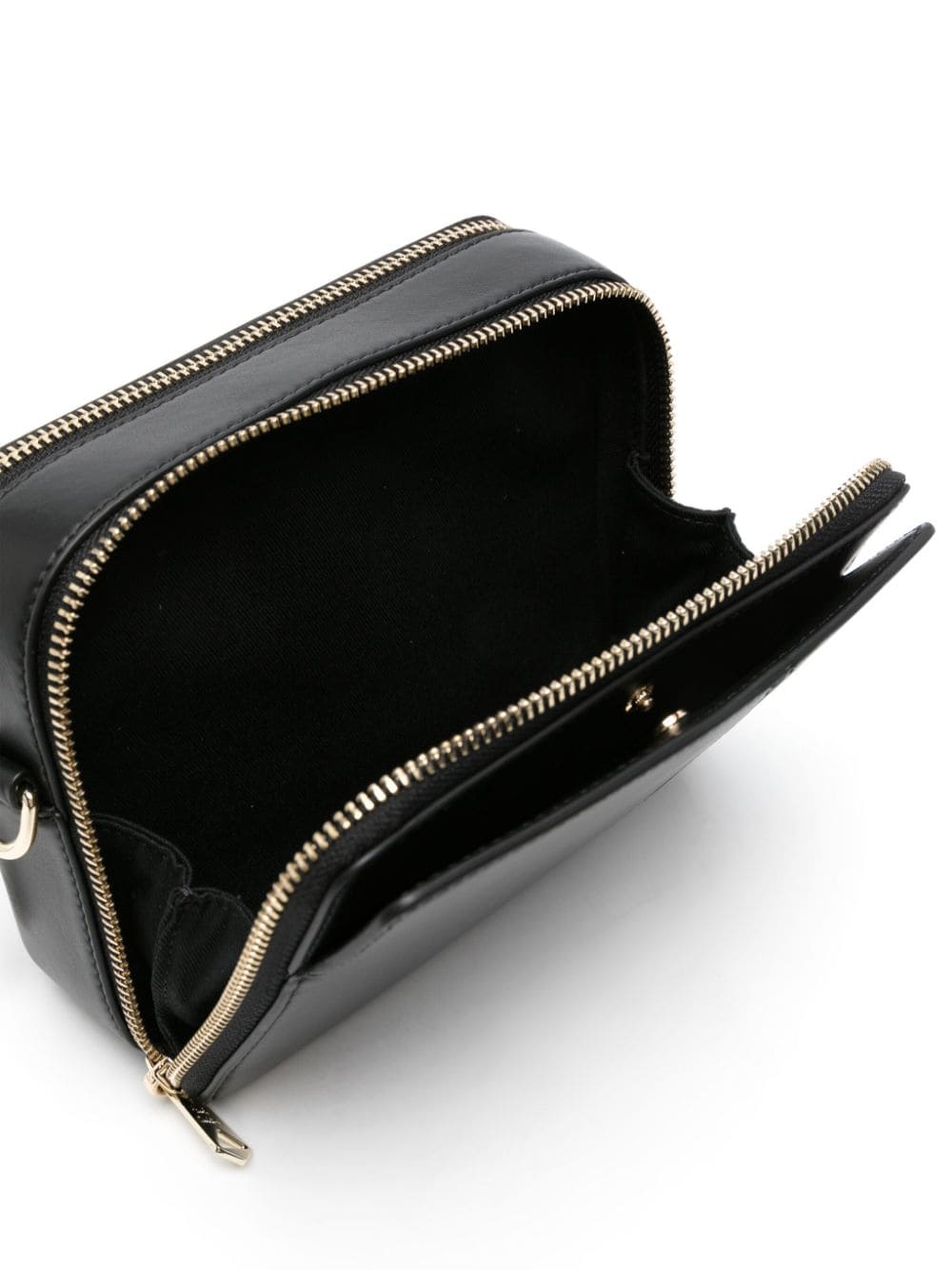 Paul Smith Black Calfskin Shoulder Bag with Logo Detail image 1