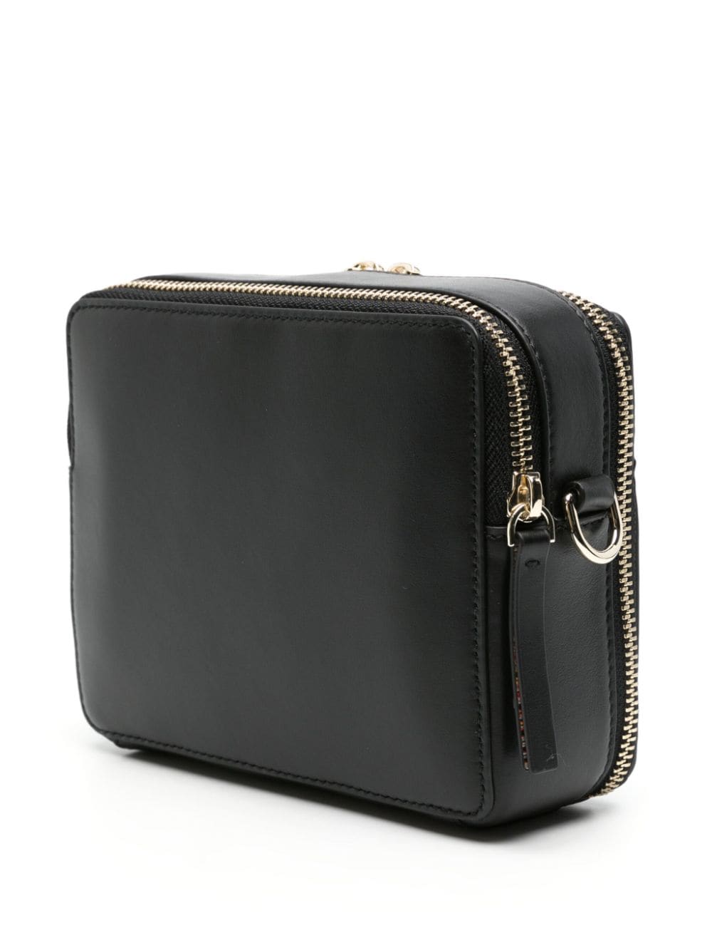 Paul Smith Black Calfskin Shoulder Bag with Logo Detail image 2