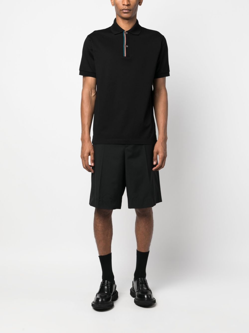 Paul Smith Black Cotton Polo Shirt image 2