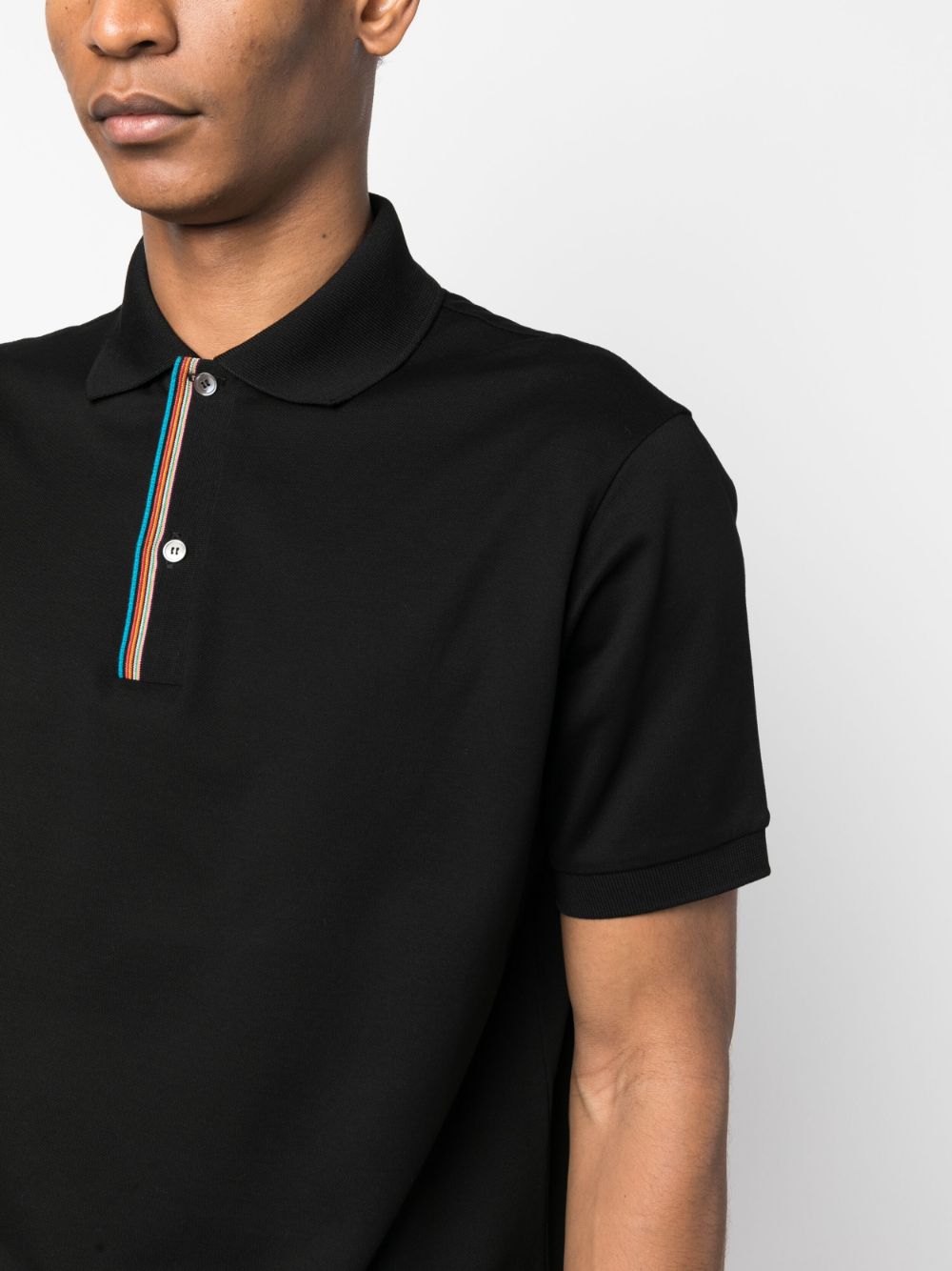 Paul Smith Black Cotton Polo Shirt image 3