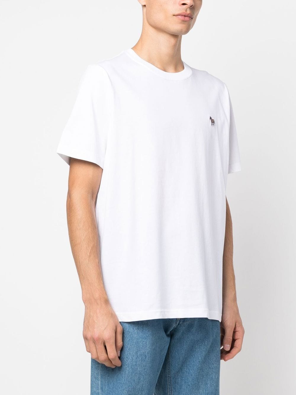 PS By Paul Smith White T-Shirt with Logo Print image 1