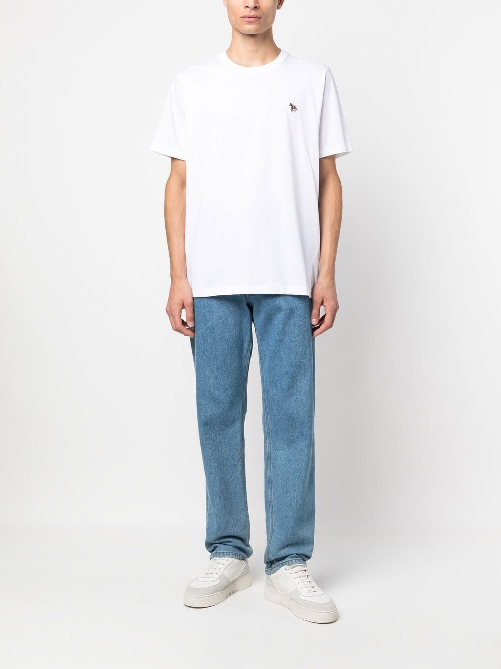 PS By Paul Smith White T-Shirt with Logo Print image 3