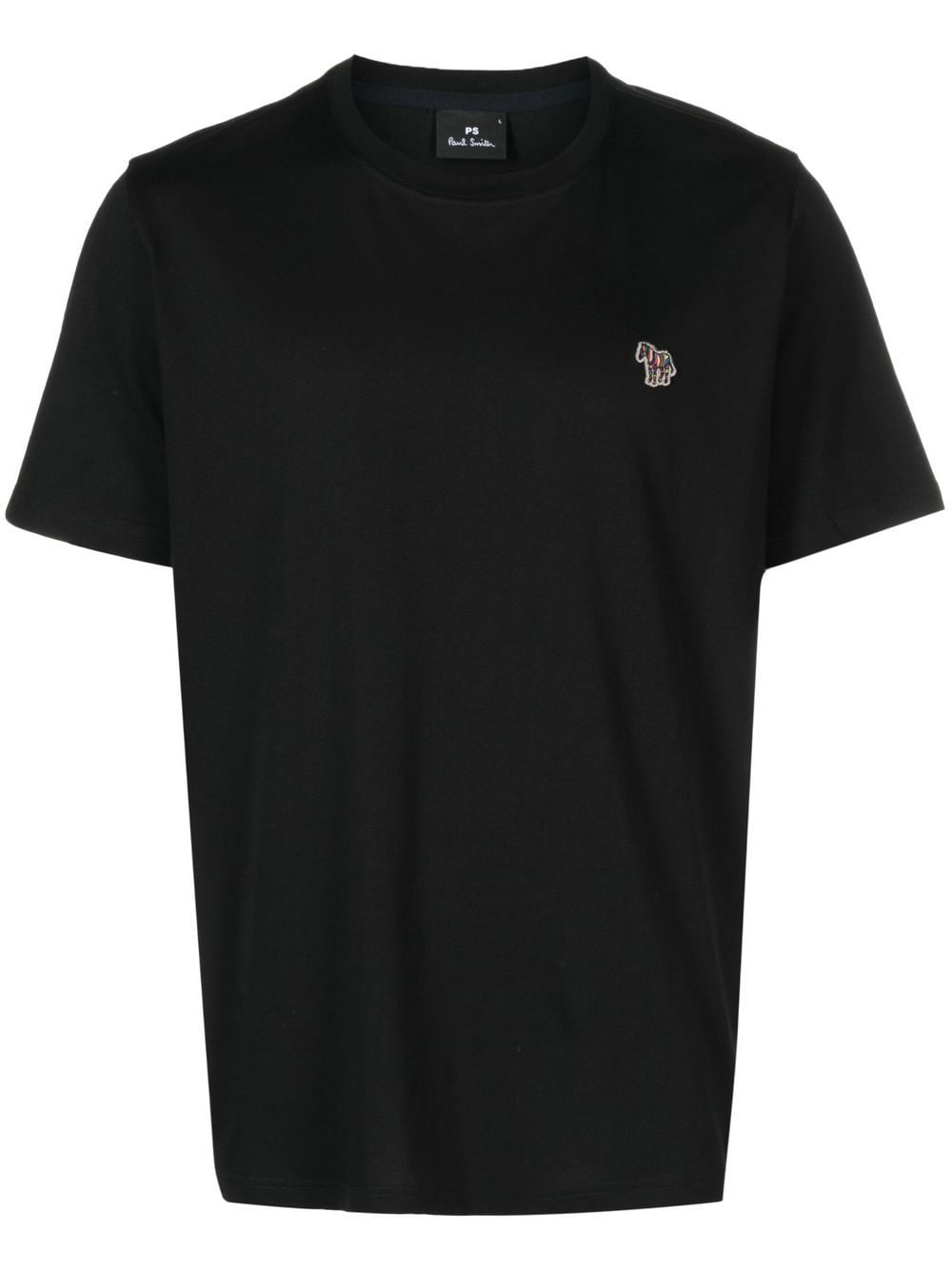 PS By Paul Smith Black T-Shirt with Logo Patch image 0