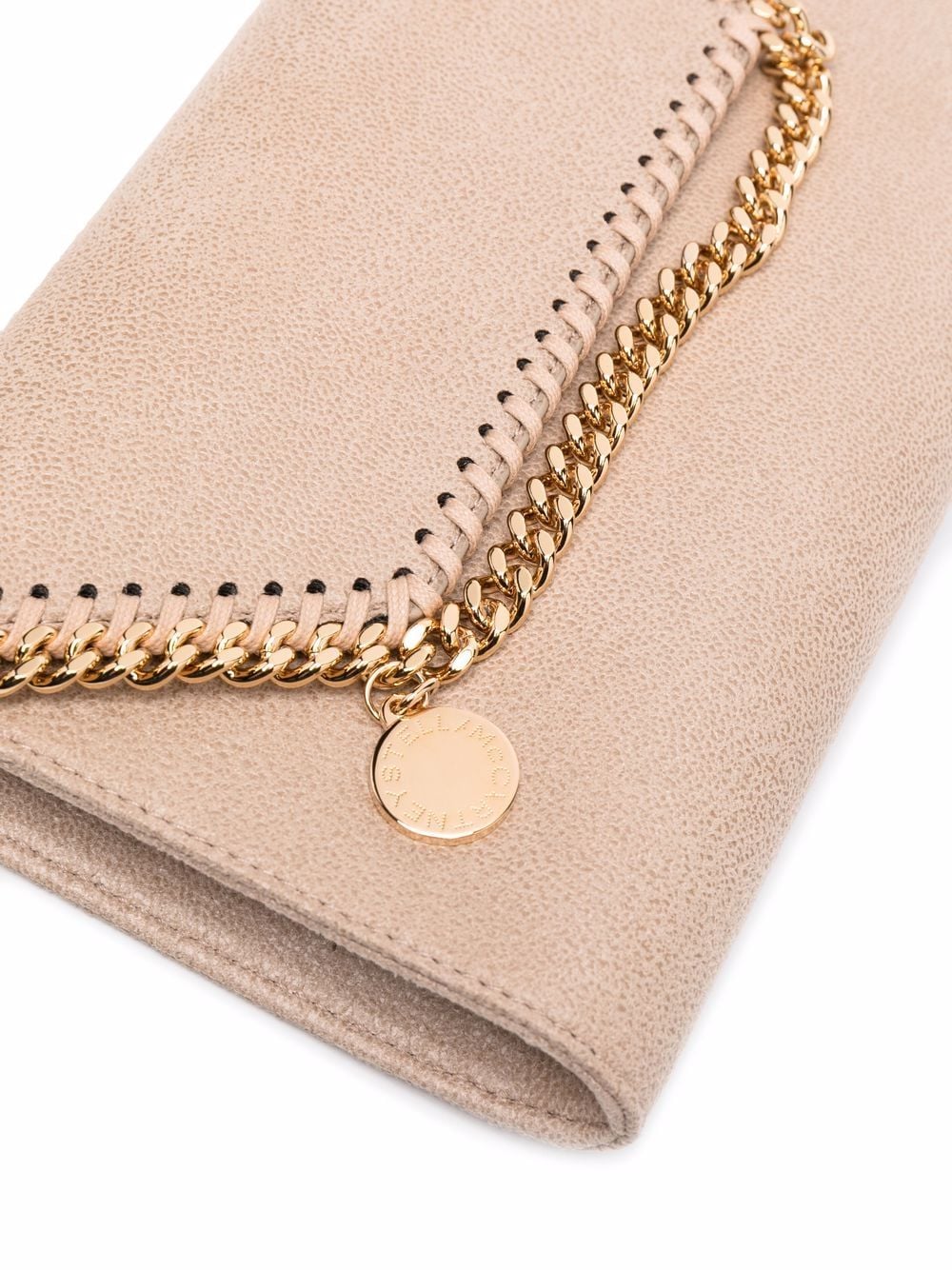 Stella McCartney Beige Vegan Leather Falabella Mini Crossbody Bag image 4