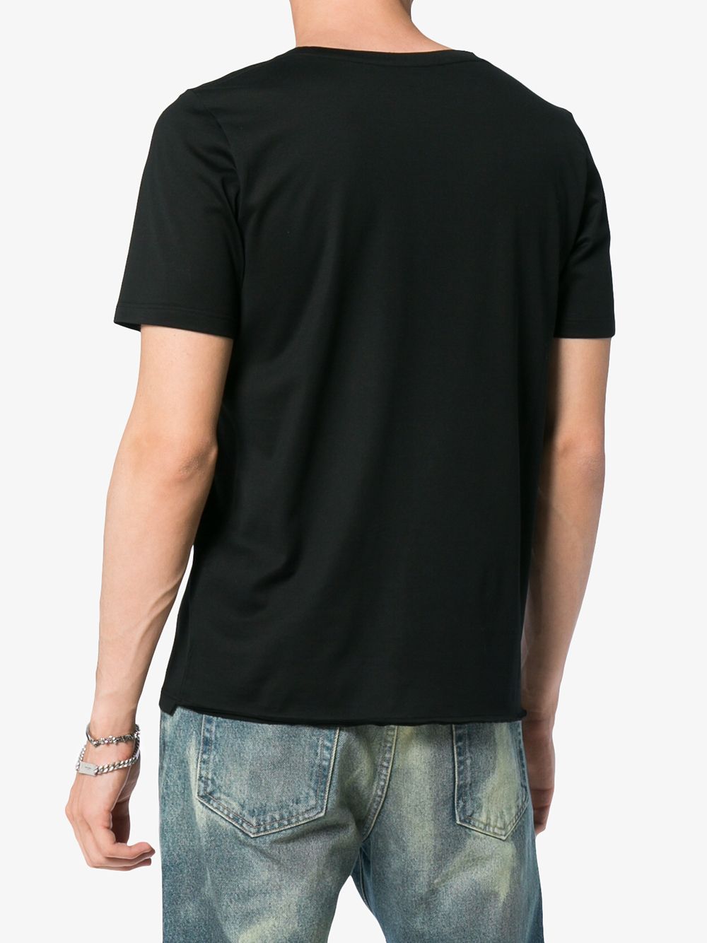 Saint Laurent Black Logo T-Shirt image 3