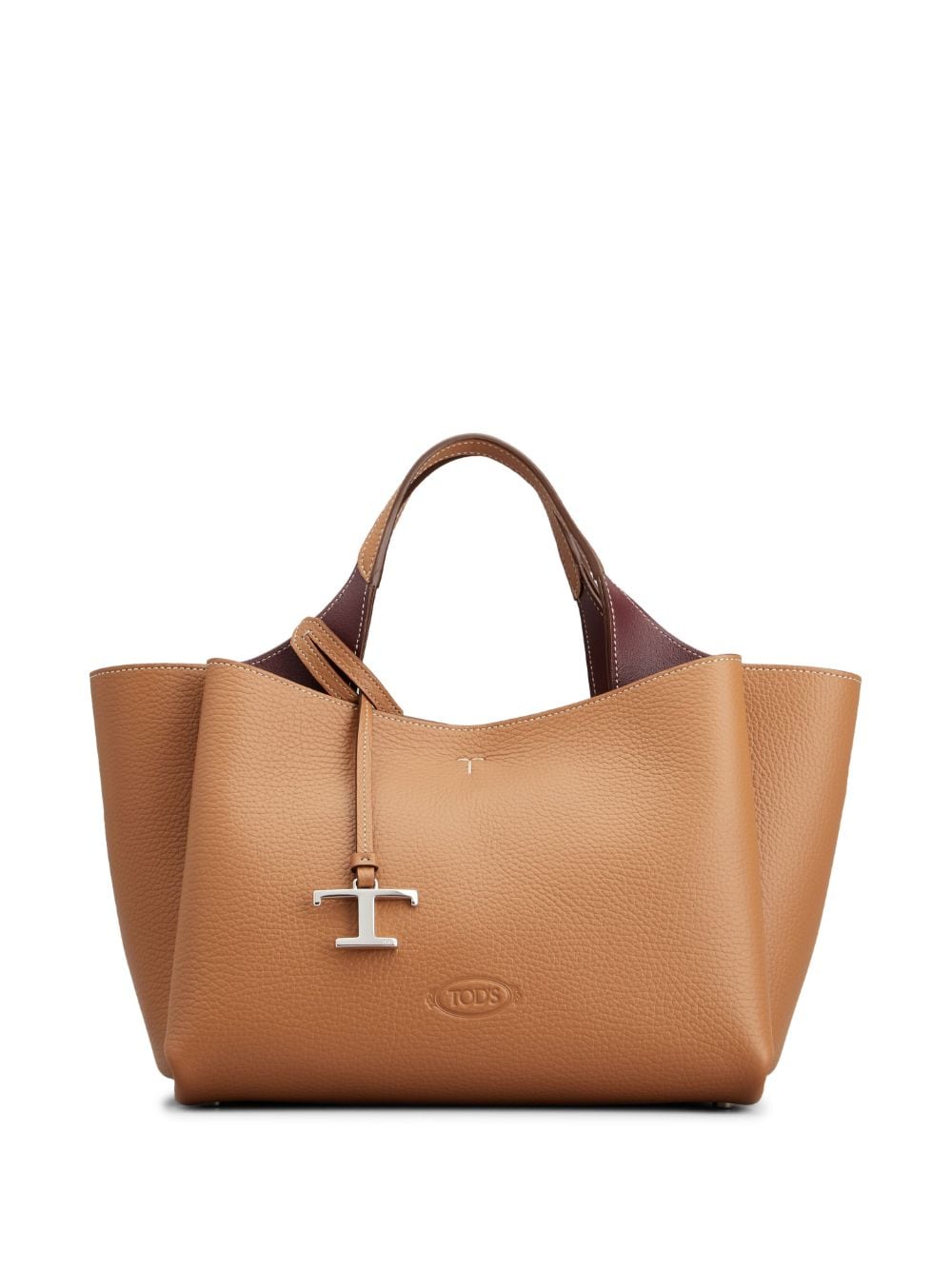 Tod's Cognac Brown Leather Shoulder Bag image 0