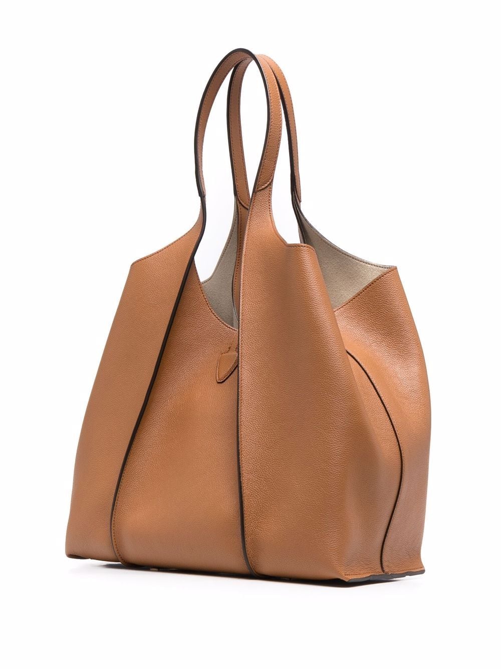 Tod's Women's Camel Brown Leather Handbag image 1