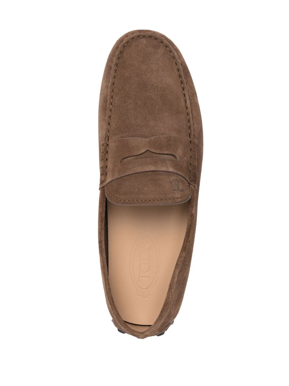 Tod's Brown Suede Loafers image 1