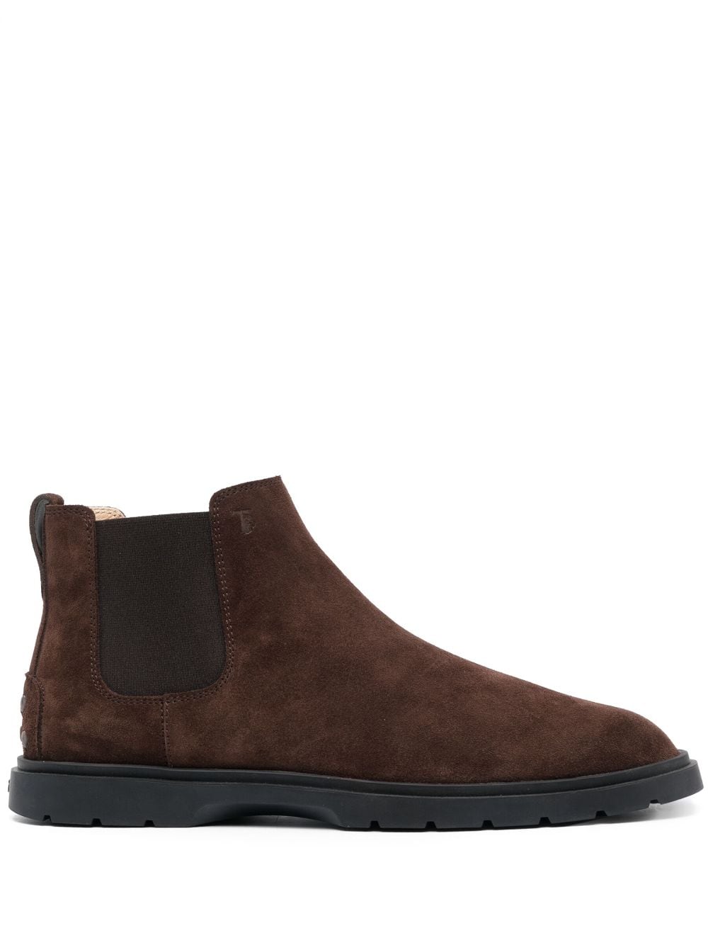 Tod's Brown Suede Chelsea Boots image 0