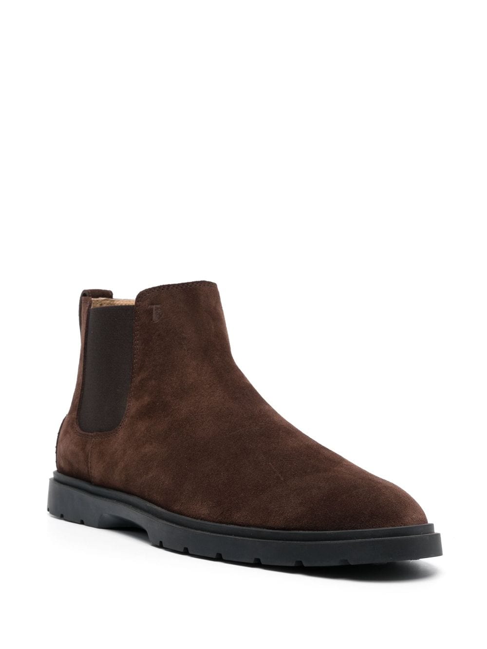 Tod's Brown Suede Chelsea Boots image 1