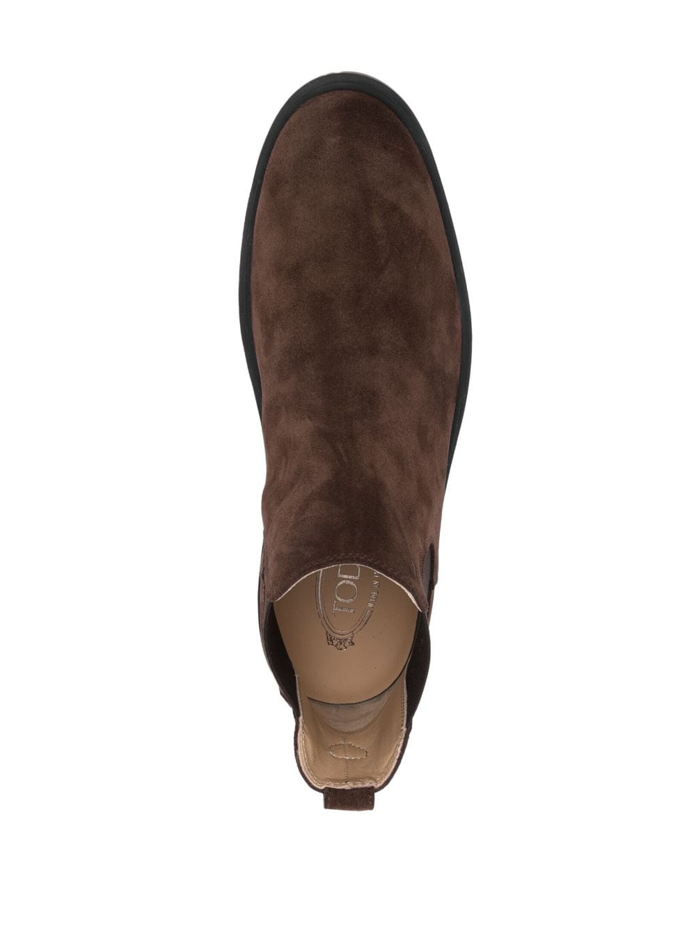 Tod's Brown Suede Chelsea Boots image 3