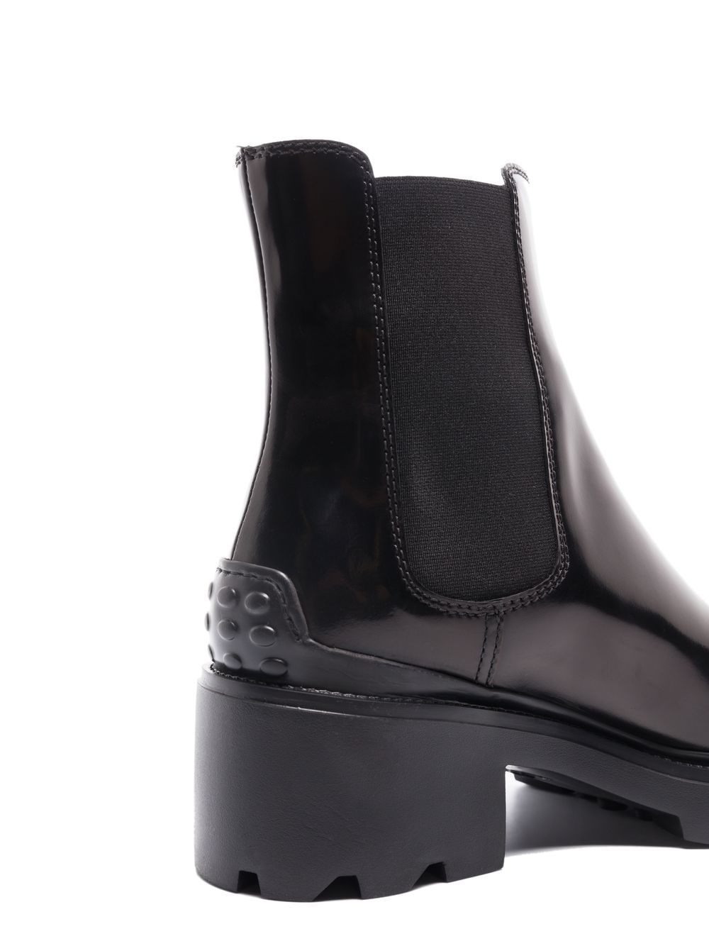 Tod's Black Chelsea Boots with Lug Sole image 1