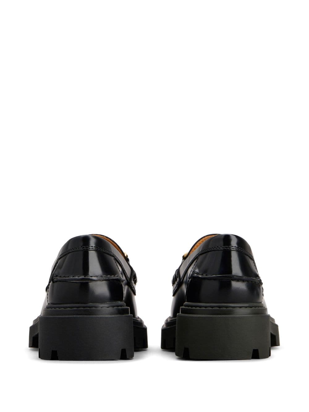 Tod's Gomma Pesante Leather Loafers in Black image 2