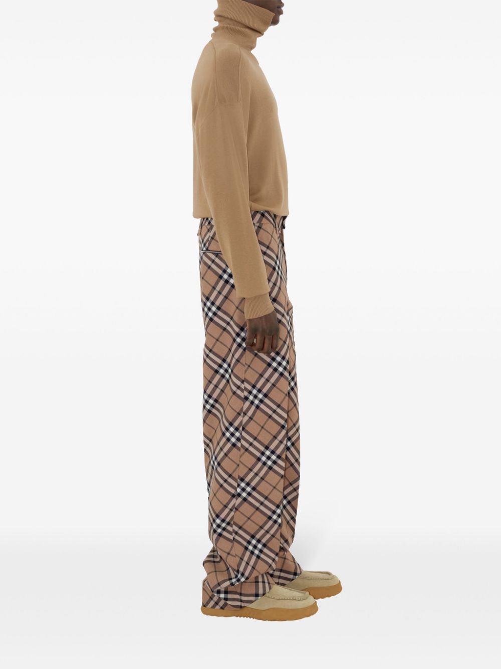 Burberry Nova Check Tailored Trousers - Beige image 2