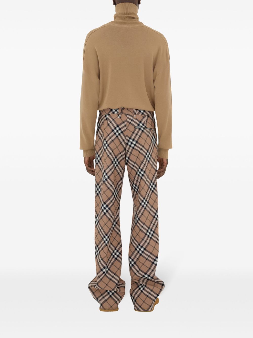 Burberry Nova Check Tailored Trousers - Beige image 3