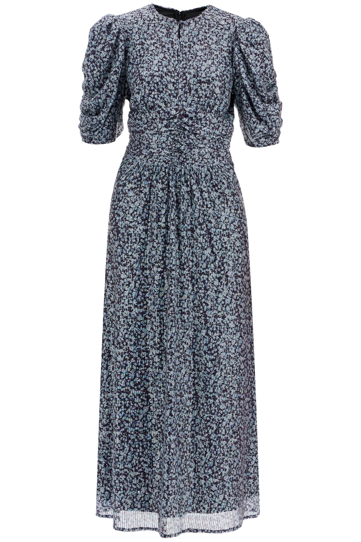 Rotate Sequin Midi Dress with Balloon Sleeves image 0