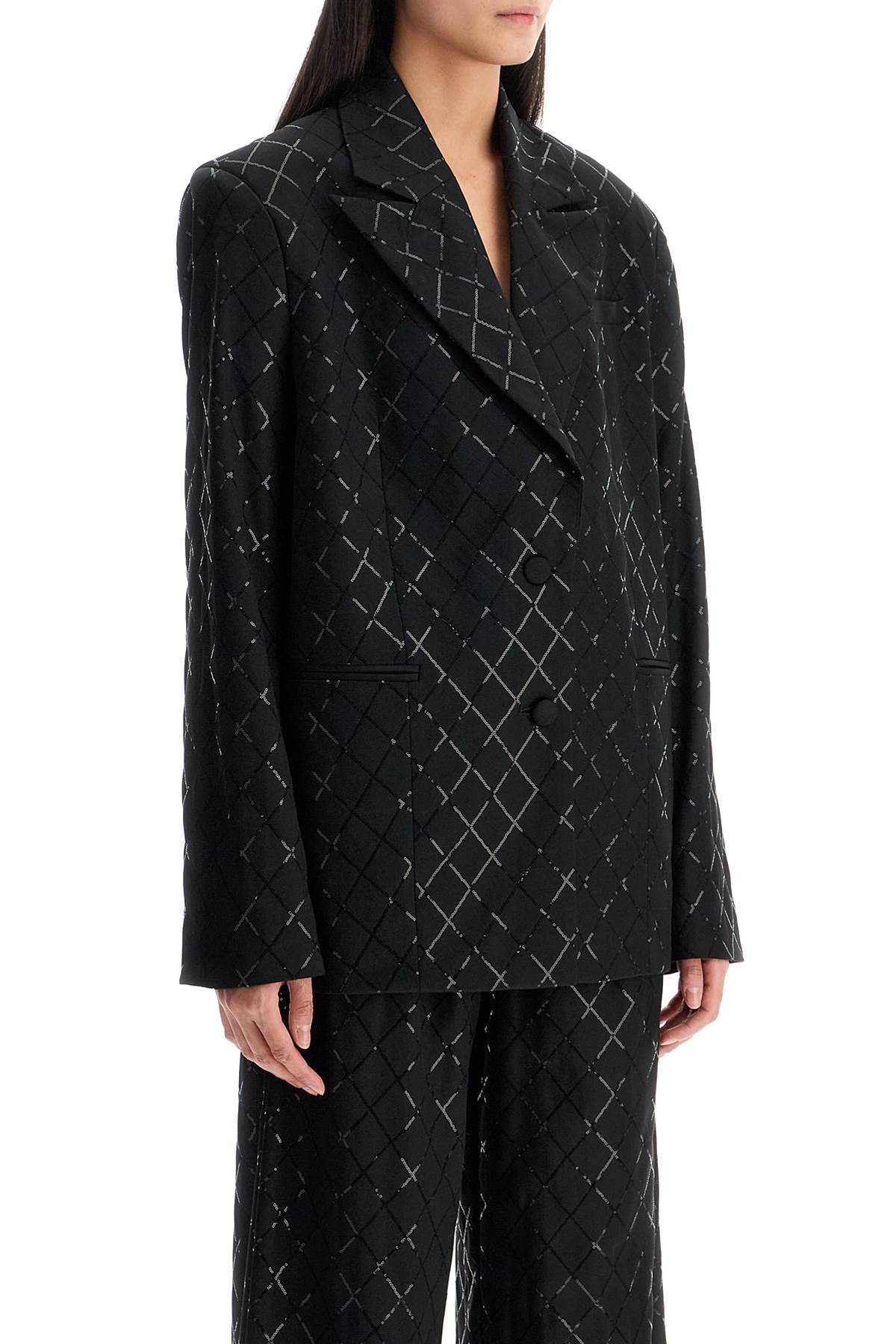 Rotate Sequin Oversized Blazer image 1