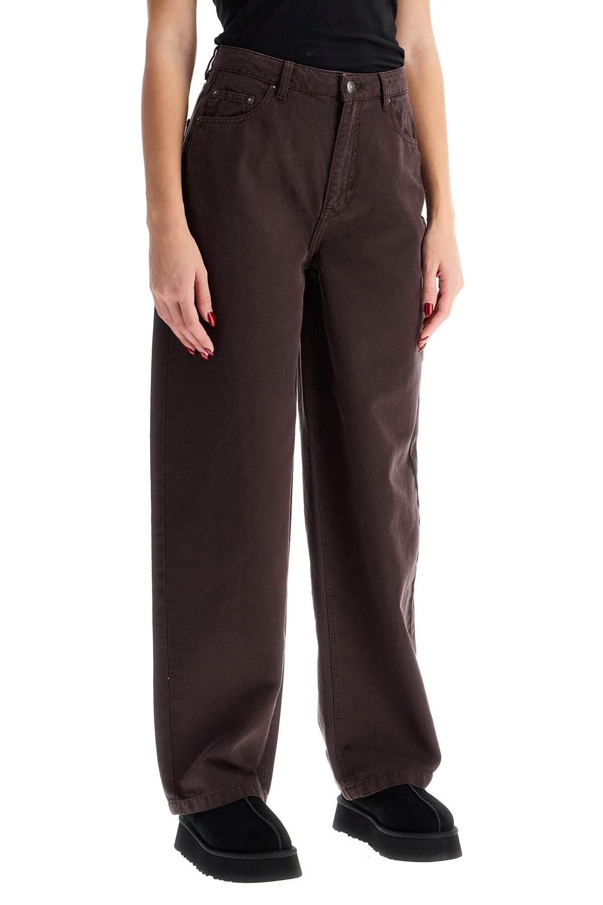 Rotate Wide-Leg Organic Cotton Pants image 1