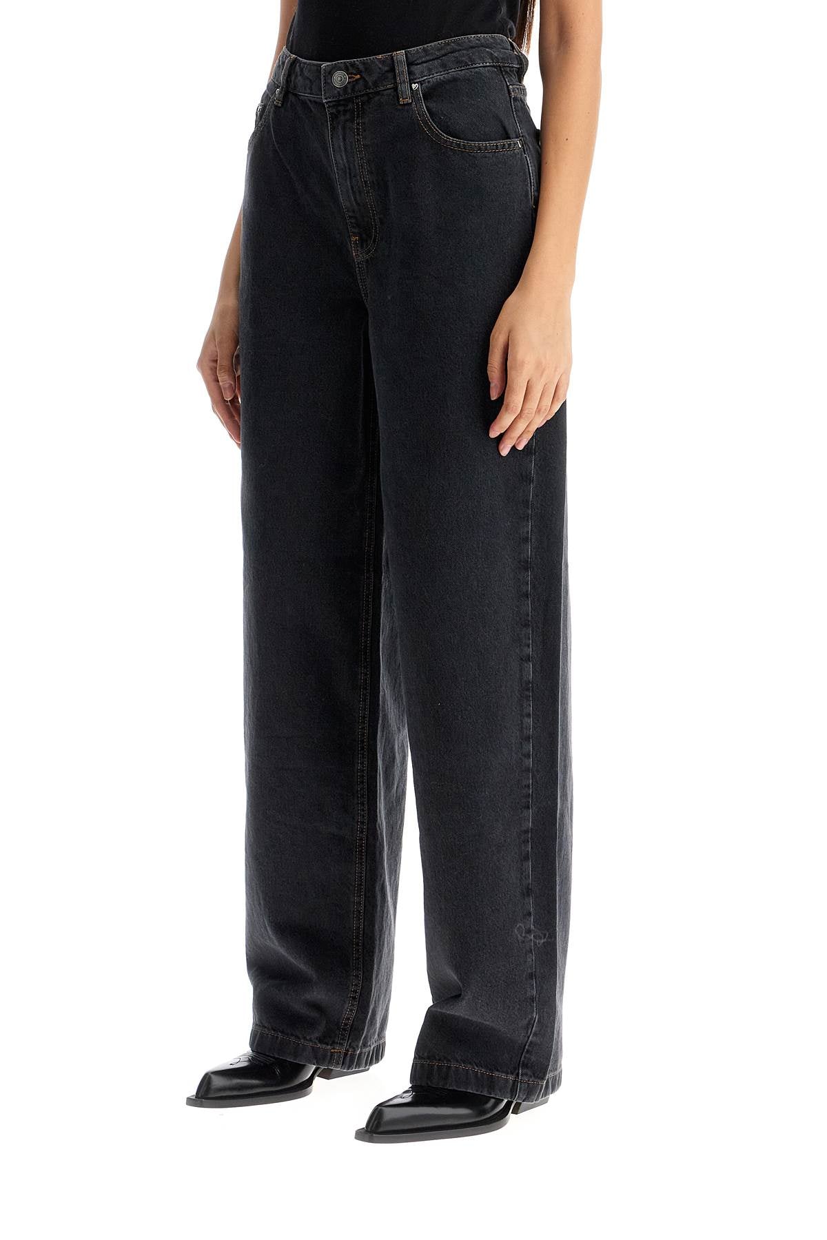 Rotate Wide Leg Organic Denim Jeans image 3