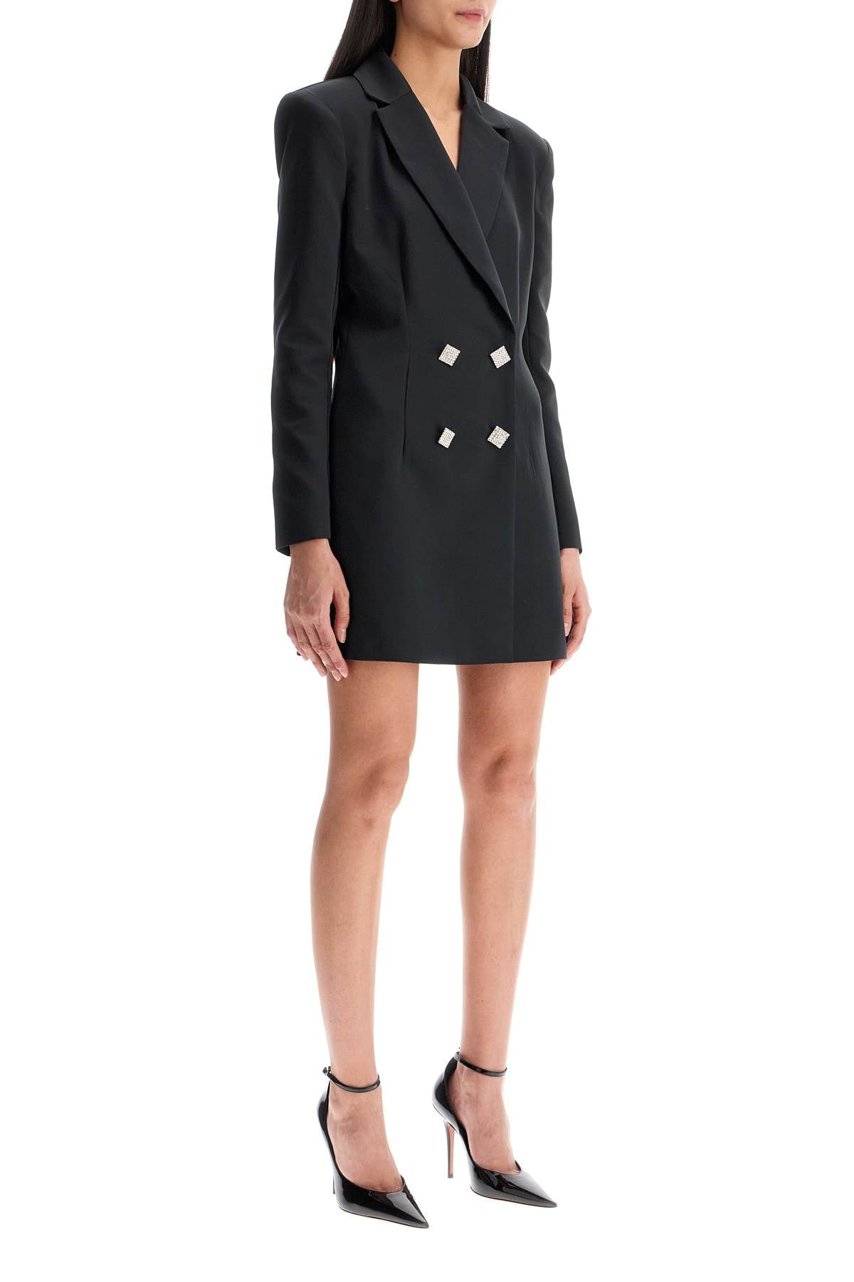 Rotate satin blazer mini dress with image 1