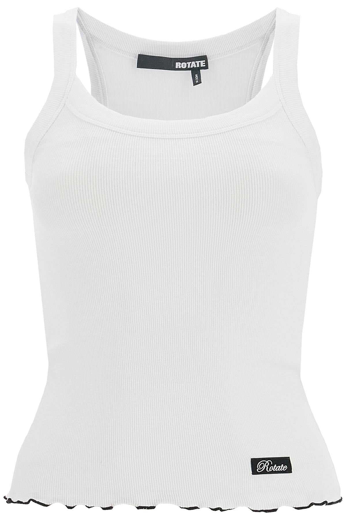 SLEEKEO Organic Cotton Ribbed Tank Top - Slim Fit image 0